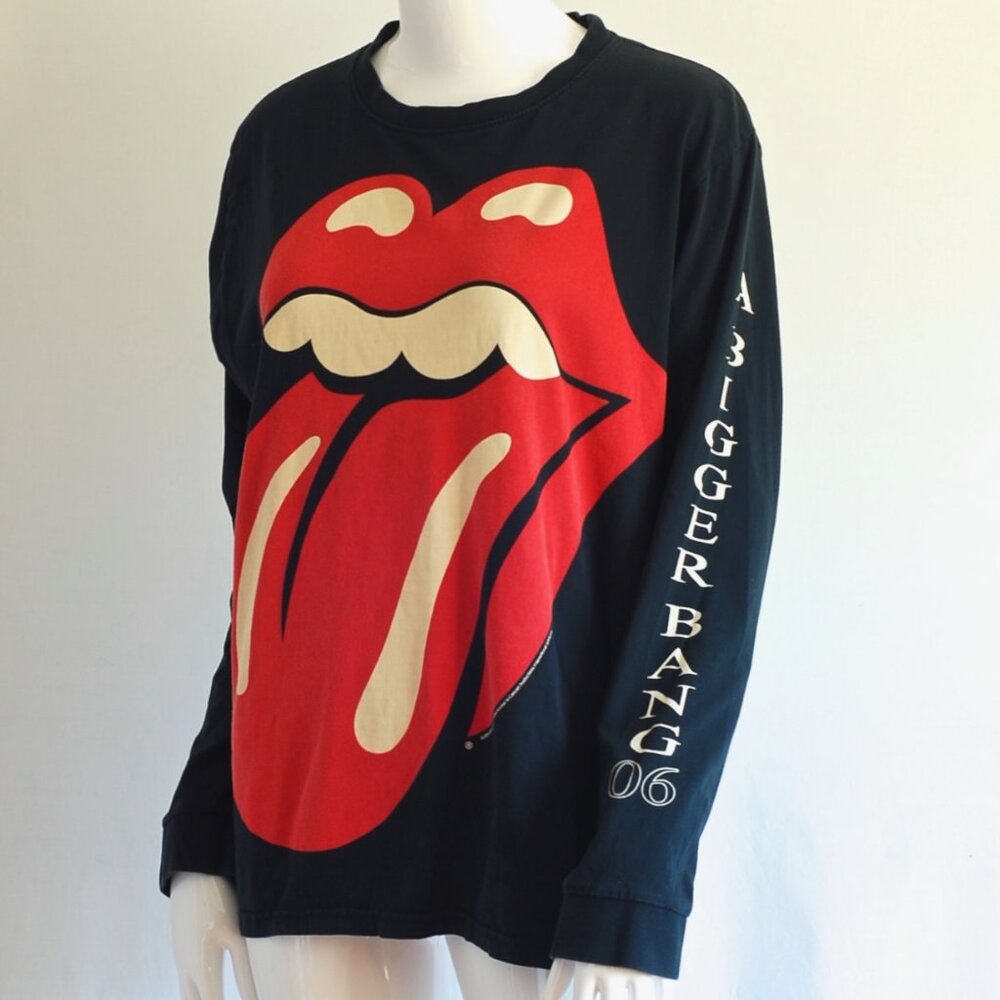 Rolling Stones A Bigger Bang "05-"06 Tour Long Sleeve T-Shirt - Anthill Rockware
